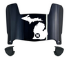Western Michigan Broncos Mini Football Helmet Visor Shield w/ Clips - PICK VISOR & LOGO COLOR