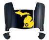 Western Michigan Broncos Mini Football Helmet Visor Shield w/ Clips - PICK VISOR & LOGO COLOR