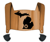 Western Michigan Broncos Mini Football Helmet Visor Shield w/ Clips - PICK VISOR & LOGO COLOR