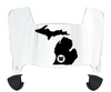 Western Michigan Broncos Mini Football Helmet Visor Shield w/ Clips - PICK VISOR & LOGO COLOR