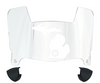 Western Michigan Broncos Mini Football Helmet Visor Shield w/ Clips - PICK VISOR & LOGO COLOR