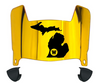 Western Michigan Broncos Mini Football Helmet Visor Shield w/ Clips - PICK VISOR & LOGO COLOR