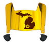 Western Michigan Broncos Mini Football Helmet Visor Shield w/ Clips - PICK VISOR & LOGO COLOR