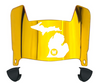 Western Michigan Broncos Mini Football Helmet Visor Shield w/ Clips - PICK VISOR & LOGO COLOR