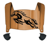 Western Michigan Broncos Mini Football Helmet Visor Shield w/ Clips - PICK VISOR & LOGO COLOR