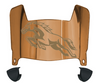 Western Michigan Broncos Mini Football Helmet Visor Shield w/ Clips - PICK VISOR & LOGO COLOR