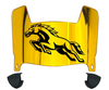 Western Michigan Broncos Mini Football Helmet Visor Shield w/ Clips - PICK VISOR & LOGO COLOR