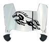 Western Michigan Broncos Mini Football Helmet Visor Shield w/ Clips - PICK VISOR & LOGO COLOR