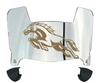 Western Michigan Broncos Mini Football Helmet Visor Shield w/ Clips - PICK VISOR & LOGO COLOR