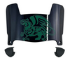 William & Mary Tribe Mini Football Helmet Visor Shield w/ Clips - PICK VISOR & LOGO COLOR