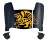 William & Mary Tribe Mini Football Helmet Visor Shield w/ Clips - PICK VISOR & LOGO COLOR