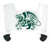 William & Mary Tribe Mini Football Helmet Visor Shield w/ Clips - PICK VISOR & LOGO COLOR
