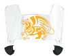 William & Mary Tribe Mini Football Helmet Visor Shield w/ Clips - PICK VISOR & LOGO COLOR