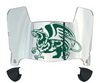 William & Mary Tribe Mini Football Helmet Visor Shield w/ Clips - PICK VISOR & LOGO COLOR
