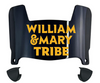 William & Mary Tribe Mini Football Helmet Visor Shield w/ Clips - PICK VISOR & LOGO COLOR