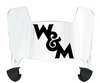 William & Mary Tribe Mini Football Helmet Visor Shield w/ Clips - PICK VISOR & LOGO COLOR