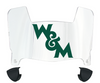 William & Mary Tribe Mini Football Helmet Visor Shield w/ Clips - PICK VISOR & LOGO COLOR