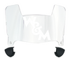 William & Mary Tribe Mini Football Helmet Visor Shield w/ Clips - PICK VISOR & LOGO COLOR