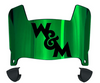 William & Mary Tribe Mini Football Helmet Visor Shield w/ Clips - PICK VISOR & LOGO COLOR