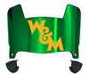 William & Mary Tribe Mini Football Helmet Visor Shield w/ Clips - PICK VISOR & LOGO COLOR