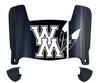 William & Mary Tribe Mini Football Helmet Visor Shield w/ Clips - PICK VISOR & LOGO COLOR