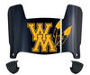 William & Mary Tribe Mini Football Helmet Visor Shield w/ Clips - PICK VISOR & LOGO COLOR