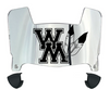 William & Mary Tribe Mini Football Helmet Visor Shield w/ Clips - PICK VISOR & LOGO COLOR