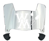 William & Mary Tribe Mini Football Helmet Visor Shield w/ Clips - PICK VISOR & LOGO COLOR