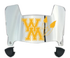William & Mary Tribe Mini Football Helmet Visor Shield w/ Clips - PICK VISOR & LOGO COLOR