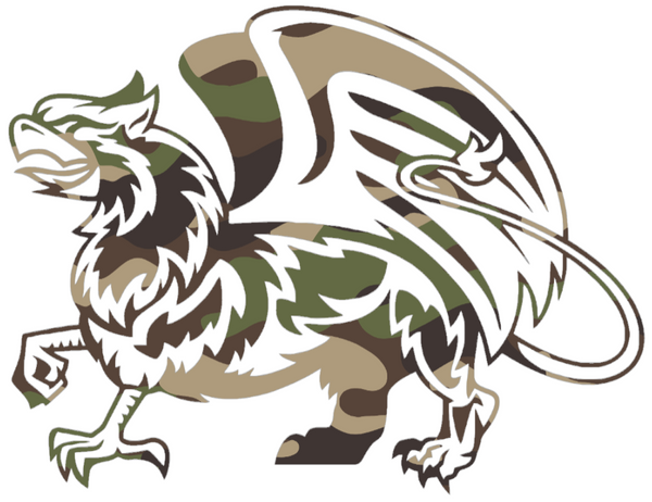 William and Mary Tribe Woodland Camo Camouflage Mascot Logo Premium DieCut Vinyl Decal PICK SIZE