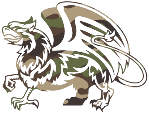 William and Mary Tribe Woodland Camo Camouflage Mascot Logo Premium DieCut Vinyl Decal PICK SIZE