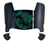 William & Mary Tribe Mini Football Helmet Visor Shield w/ Clips - PICK VISOR & LOGO COLOR