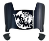 William & Mary Tribe Mini Football Helmet Visor Shield w/ Clips - PICK VISOR & LOGO COLOR