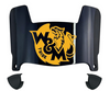 William & Mary Tribe Mini Football Helmet Visor Shield w/ Clips - PICK VISOR & LOGO COLOR