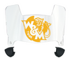 William & Mary Tribe Mini Football Helmet Visor Shield w/ Clips - PICK VISOR & LOGO COLOR