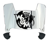 William & Mary Tribe Mini Football Helmet Visor Shield w/ Clips - PICK VISOR & LOGO COLOR