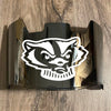 Wisconsin Badgers Full Size Football Helmet Visor Shield w/ Clips - PICK VISOR & LOGO COLOR