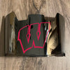 Wisconsin Badgers Full Size Football Helmet Visor Shield w/ Clips - PICK VISOR & LOGO COLOR