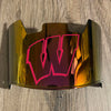 Wisconsin Badgers Full Size Football Helmet Visor Shield w/ Clips - PICK VISOR & LOGO COLOR