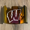 Wisconsin Badgers Full Size Football Helmet Visor Shield w/ Clips - PICK VISOR & LOGO COLOR