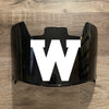 Wisconsin Badgers Full Size Football Helmet Visor Shield w/ Clips - PICK VISOR & LOGO COLOR