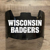 Wisconsin Badgers Full Size Football Helmet Visor Shield w/ Clips - PICK VISOR & LOGO COLOR