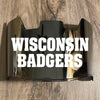 Wisconsin Badgers Full Size Football Helmet Visor Shield w/ Clips - PICK VISOR & LOGO COLOR