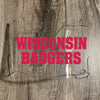 Wisconsin Badgers Full Size Football Helmet Visor Shield w/ Clips - PICK VISOR & LOGO COLOR