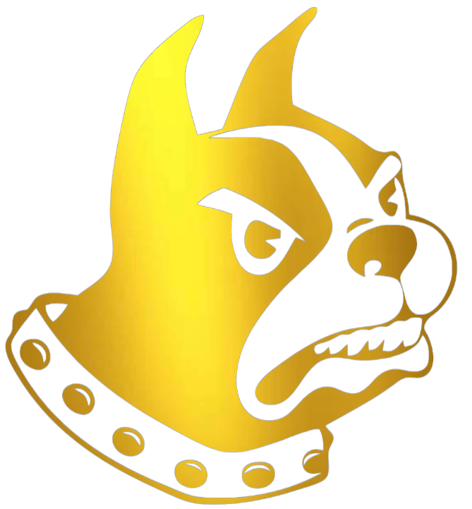 Wofford Terriers GOLD CHROME MIRROR Team Logo Premium DieCut Vinyl Decal PICK SIZE
