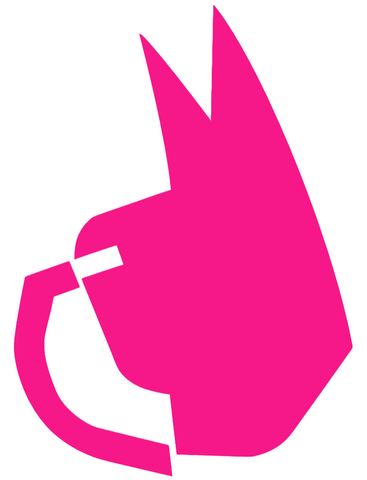 Wofford Terriers Hot Pink Retro Throwback Logo Premium DieCut Vinyl Decal PICK SIZE