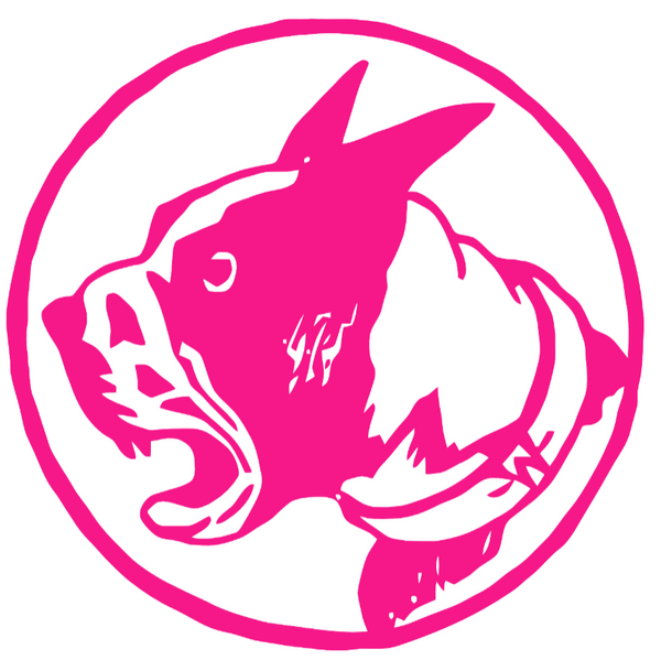 Wofford Terriers Hot Pink Retro Throwback Logo Premium DieCut Vinyl Decal PICK SIZE