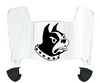 Wofford Terriers Mini Football Helmet Visor Shield w/ Clips - PICK VISOR & LOGO COLOR