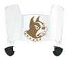 Wofford Terriers Mini Football Helmet Visor Shield w/ Clips - PICK VISOR & LOGO COLOR