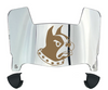 Wofford Terriers Mini Football Helmet Visor Shield w/ Clips - PICK VISOR & LOGO COLOR